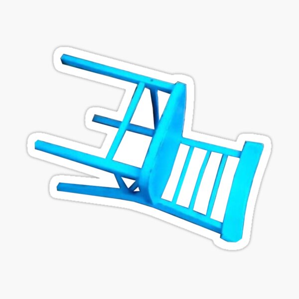 Item preview, How to Pick Up a Blue Chair Off the Ground designed and sold by agriokiato.