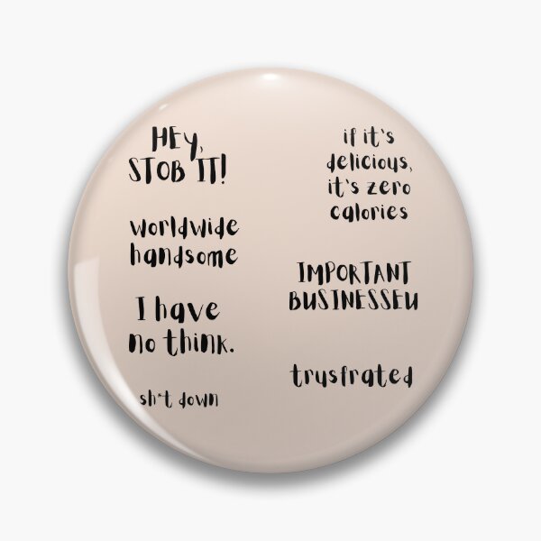 Item preview, BTS Funny Quotes designed and sold by TheMerchPeddler.