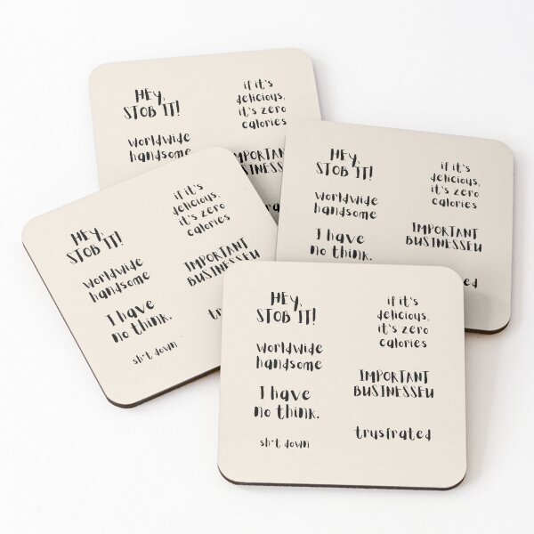 Item preview, BTS Funny Quotes designed and sold by TheMerchPeddler.