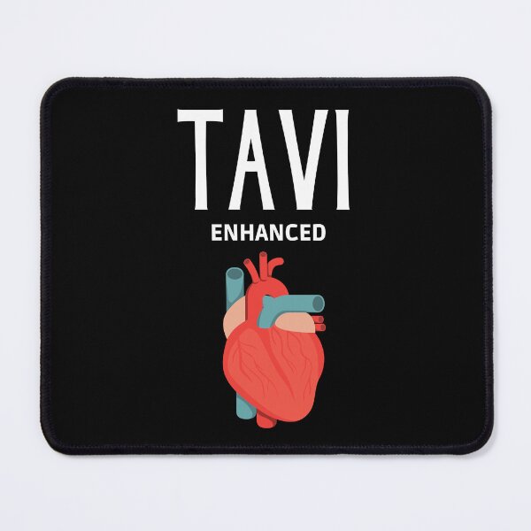 Item preview, TAVI Enhanced - Transcatheter aortic valve implantation (White Text) designed and sold by med-artist.