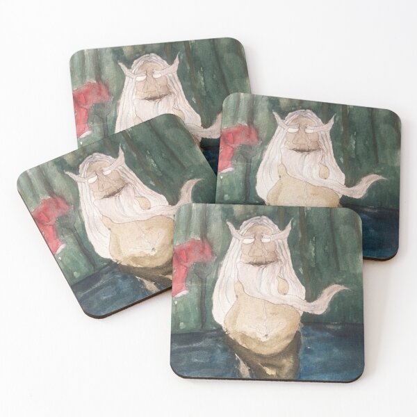 Item preview, Santa Claus bathing in the forest designed and sold by Mariangela Clerici.