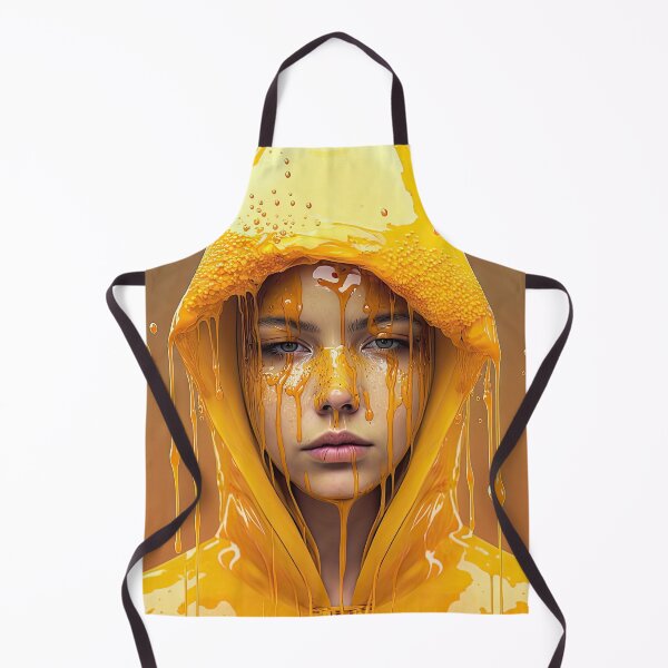 Artikelvorschau, Woman covered with honey, digital drawing with oil paint finish. entworfen und verkauft von mrlongfield.