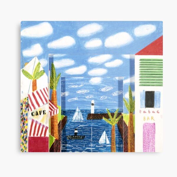 david hockney art landscape Metal Print