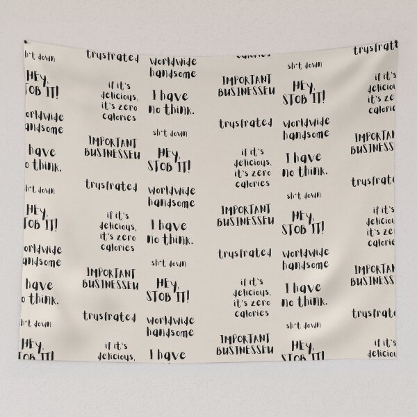 Item preview, BTS Funny Quotes designed and sold by TheMerchPeddler.