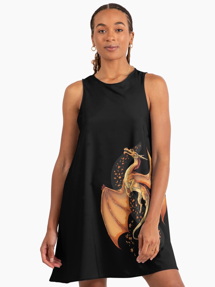Dragon Of Autumn Autumn A-Line Dress Dragon Of Autumn Autumn A-Line Dress