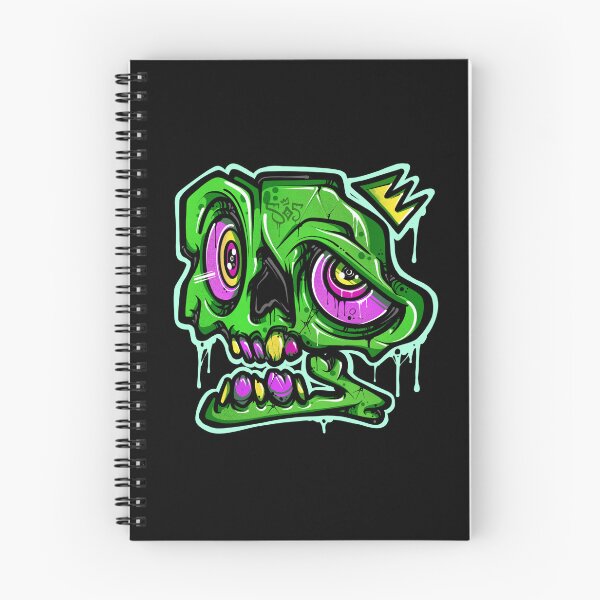 Item preview, Green Graffiti Skull designed and sold by Graffitidesign.