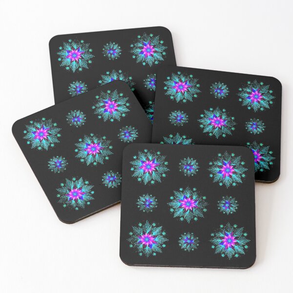 Item preview, Coloured Stars on Black  designed and sold by Heatherian.