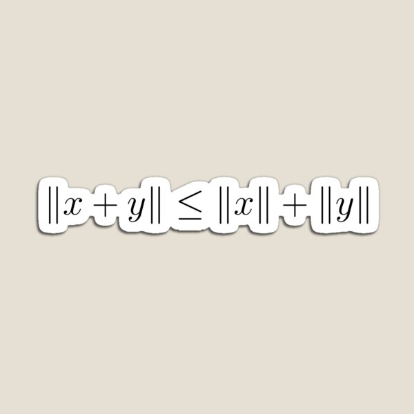 Item preview, Triangle Inequality Theorem designed and sold by yellow-designs.