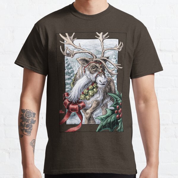 Jingle Bells Holiday Reindeer Classic T-Shirt