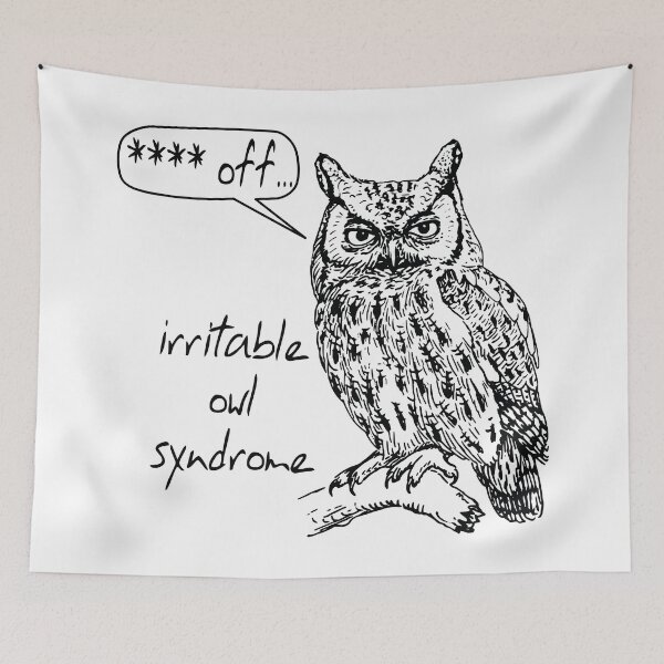 Item preview, irritable owl syndrome - clean version  designed and sold by Dis-An-Dat.