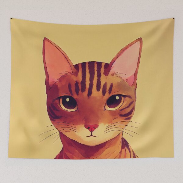 Item preview, Abyssinian cat designed and sold by AppleElf.