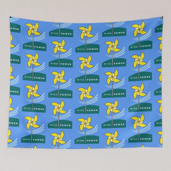 Item preview, Wind Power original design designed and sold by pop-and-bee.