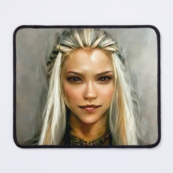 Item preview, The White Elf Priestess - spiritual art spiritual artwork spirituality wellness well-being designed and sold by LvSoulCreations.