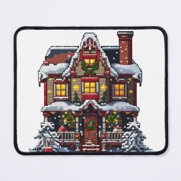 Item preview, Christmas decorated house! designed and sold by Pixelarium.