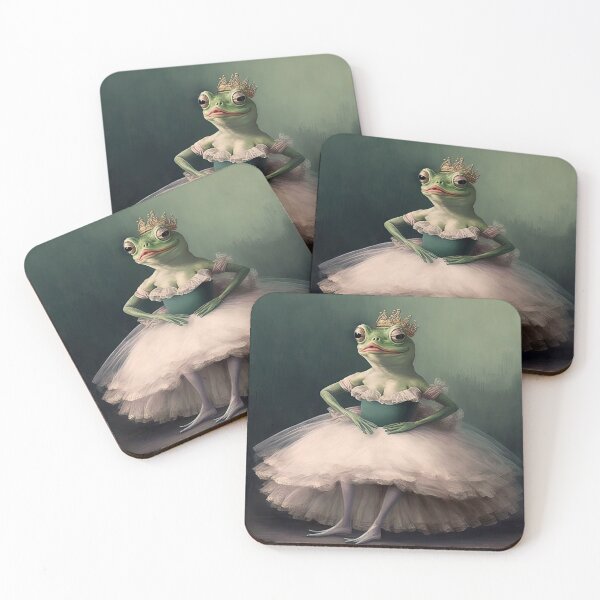 Item preview, Friendly cute little frog as ballerina designed and sold by mrlongfield.