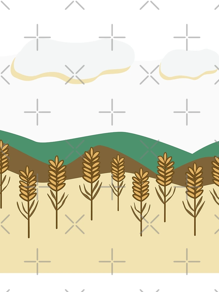 Thumbnail 3 of 3, Scarf, Farm fields designed and sold by Innet.