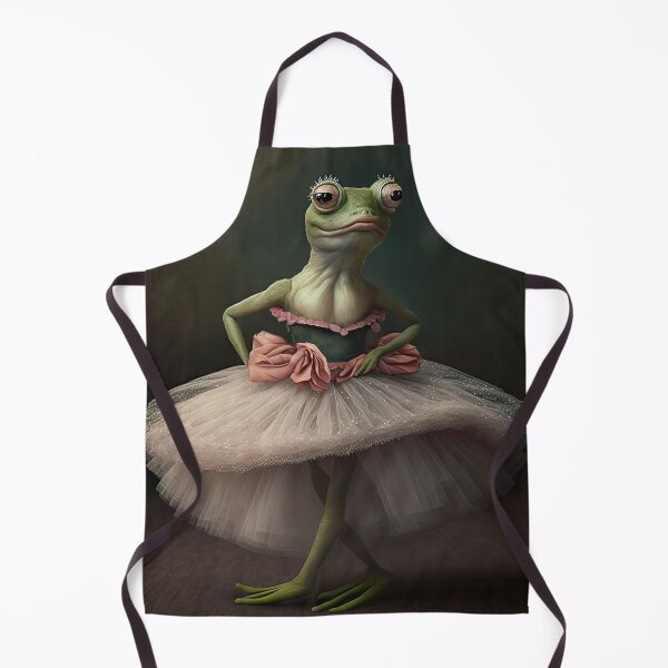 Aperçu de l'œuvre Friendly cute little frog as ballerina créée et vendue par mrlongfield.