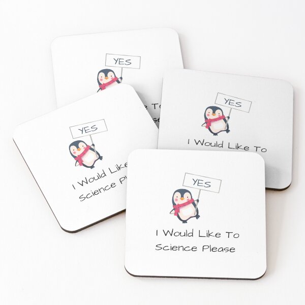 Item preview, Yes I Would Like to Science Please Penguin designed and sold by TheStyleClub ⭐⭐⭐⭐⭐.