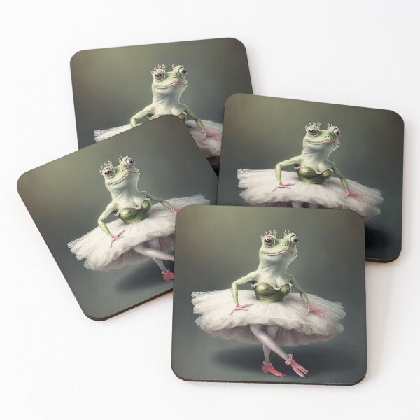 Item preview, Friendly cute little frog as ballerina designed and sold by mrlongfield.