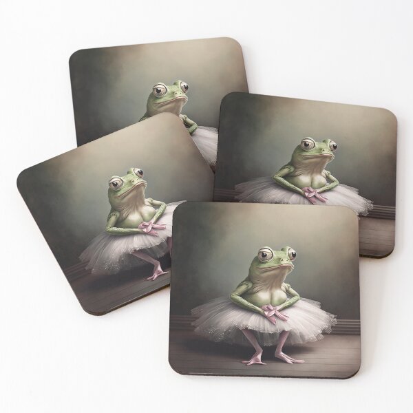 Item preview, Friendly cute little frog as ballerina designed and sold by mrlongfield.