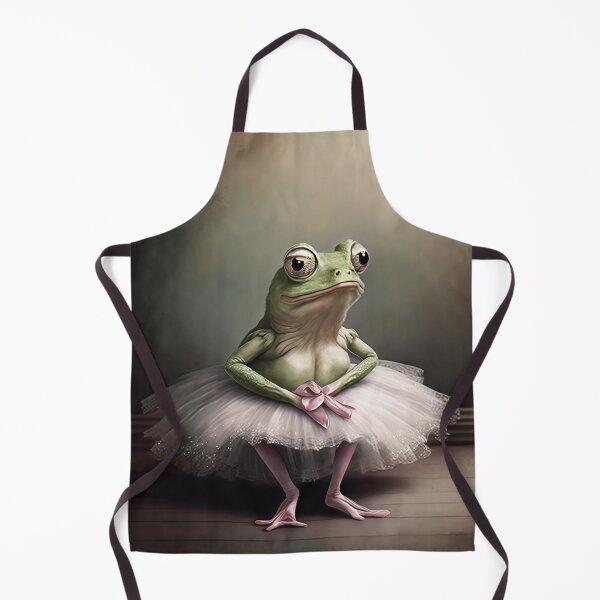 Aperçu de l'œuvre Friendly cute little frog as ballerina créée et vendue par mrlongfield.