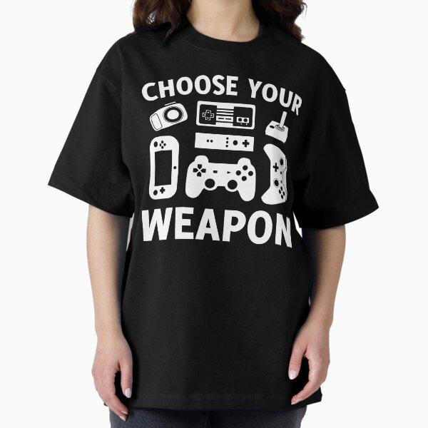 Item preview, Choose Your Weapon T-shirt designed and sold by fullyattired.
