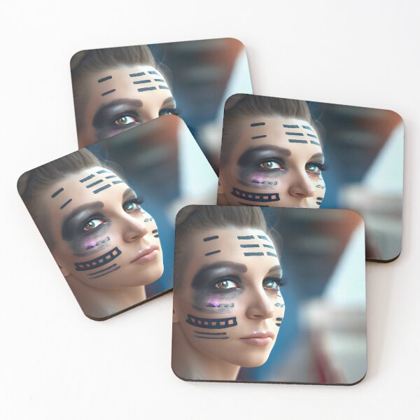 Item preview, Cyberpunk Hotties (7) - Beautiful Sci fi Women designed and sold by TheThirdEye.