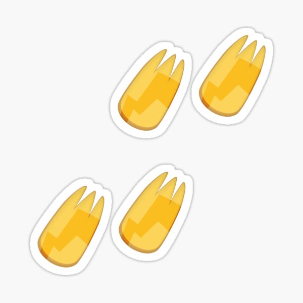 "Pikachu Pawprints" Sticker for Sale by galaxydaydreams | Redbubble