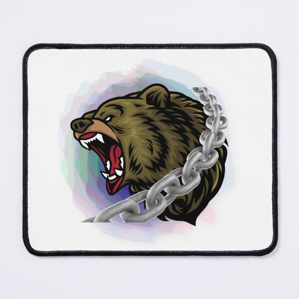 Item preview, Bear, Angry Gworling Bear, 3D Chain On Bears Neck designed and sold by adembulut.