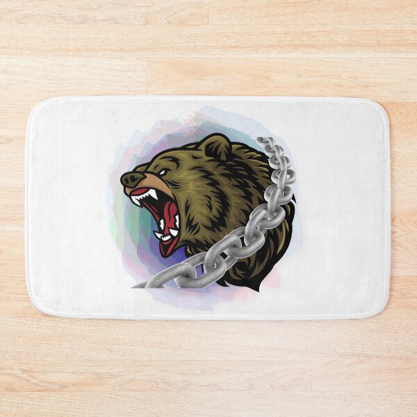 Item preview, Bear, Angry Gworling Bear, 3D Chain On Bears Neck designed and sold by adembulut.