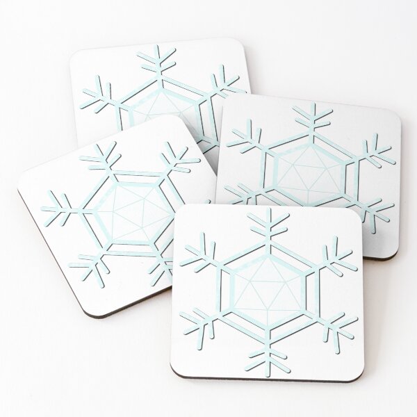 Item preview, Dice Snowflake ( Dungeons and Dragons / DnD Inspired ) designed and sold by Red Jacket Technologies.