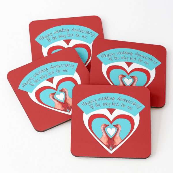 Item preview, Geese in Heart - Happy Wedding Anniversary  designed and sold by Heatherian.