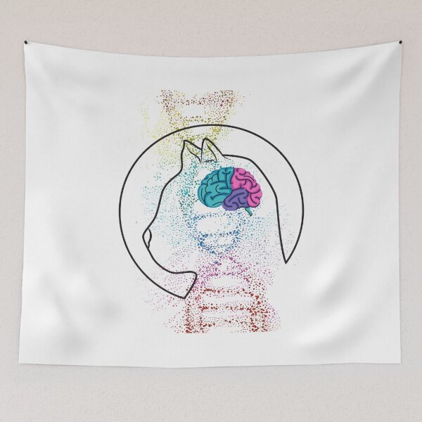 Item preview, Cat, Cat Brain Cells, Cat DNA, Unique Cat Genetic Code Design designed and sold by adembulut.