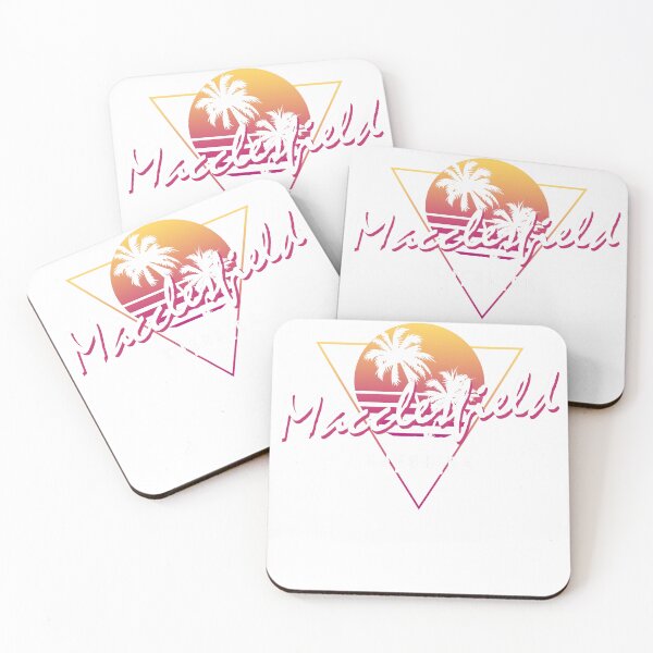 Item preview, Funny 80s Retro Sunset 'Macclesfield' Cheshire designed and sold by dinosareforever.