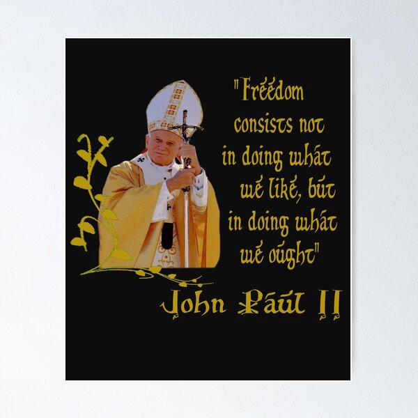 Item preview, St Pope John Paul ll Catholic T-Shirt Saint T-Shirt designed and sold by hispanicworld.