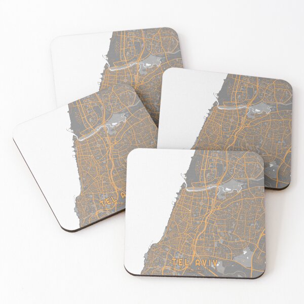 Item preview, Tel Aviv City Map of Israel - Bauhaus designed and sold by deMAP.