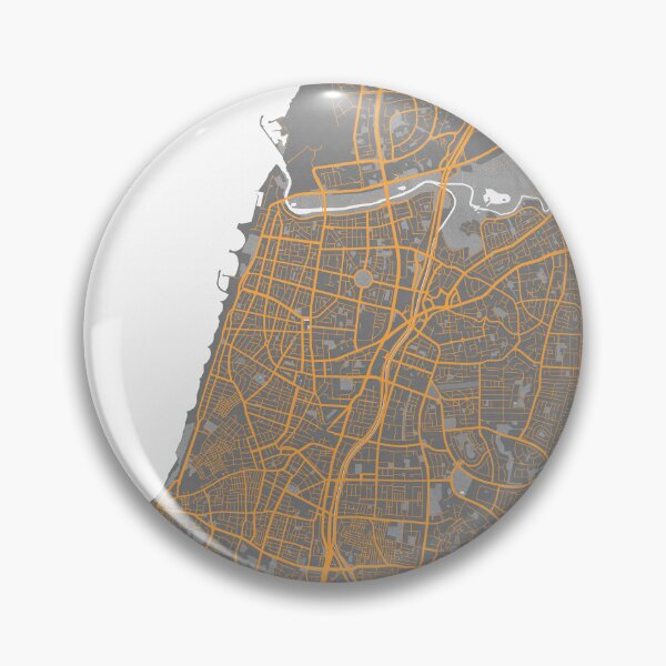 Item preview, Tel Aviv City Map of Israel - Bauhaus designed and sold by deMAP.