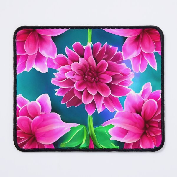 Item preview, Pink dahlia watercolor artwork designed and sold by The Love Quill.