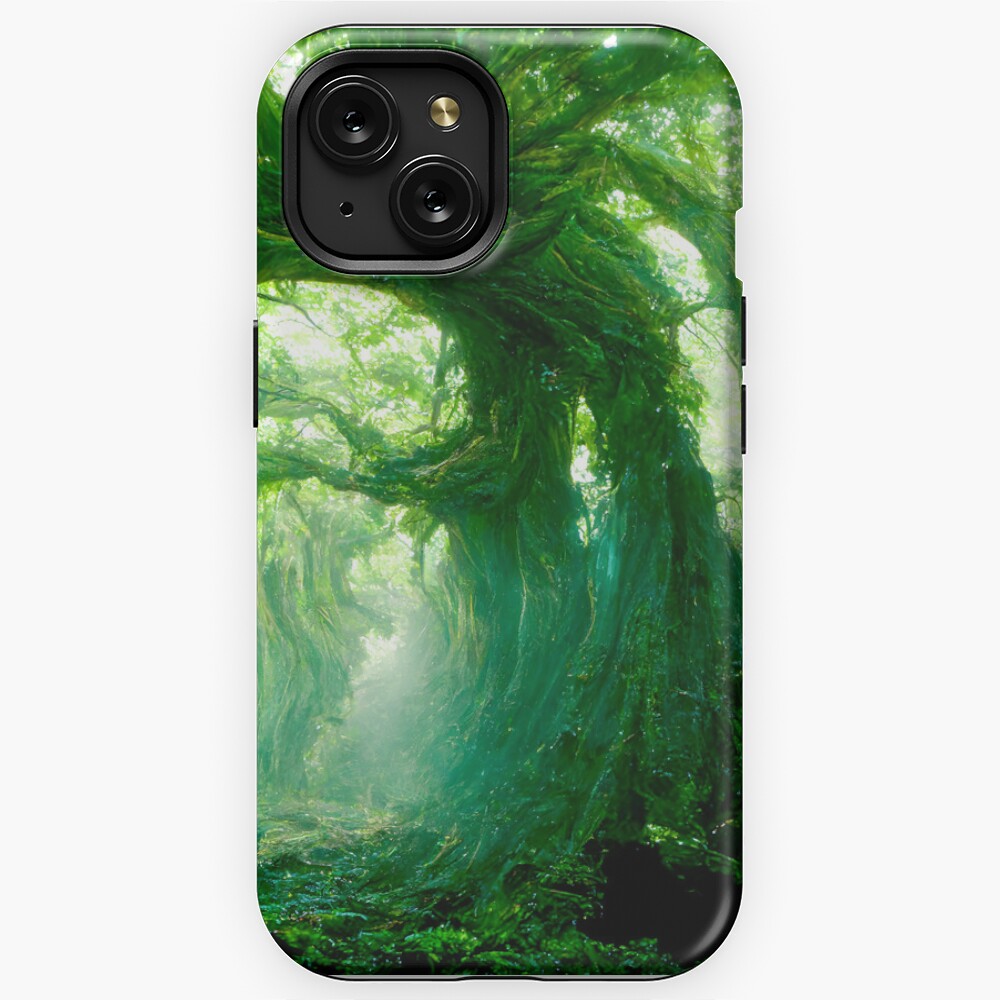 Green Forest Stickers Healing Mobile Phone Case Laptop - Temu