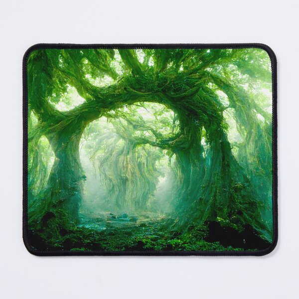 Item preview, The Enchanted Forest - spiritual art spiritual artwork spirituality wellness well-being enchanted forest magic tree nature designed and sold by LvSoulCreations.