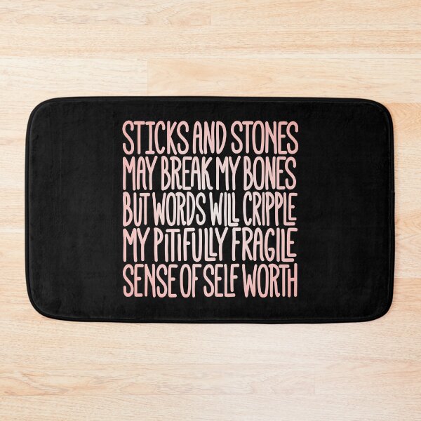 Item preview, Sticks and stones may break my bones… v.2 designed and sold by x1brett.