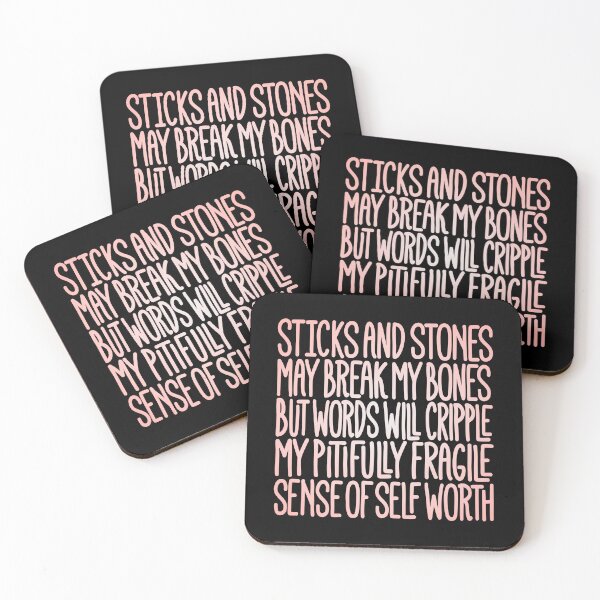Item preview, Sticks and stones may break my bones… v.2 designed and sold by x1brett.