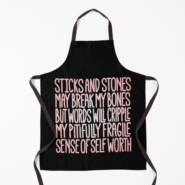 Item preview, Sticks and stones may break my bones… v.2 designed and sold by x1brett.