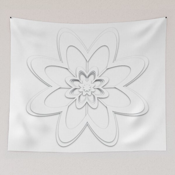 Item preview, Paper cutout flower design designed and sold by faboop.
