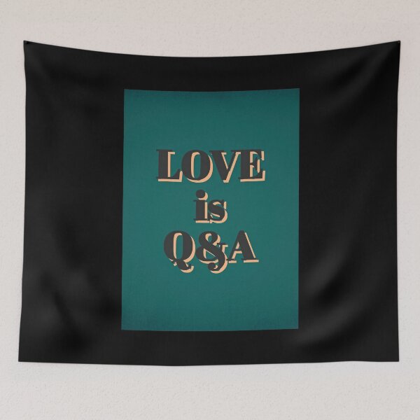 Item preview, LOVE is ... questions and answers! designed and sold by JoyPhotoArt.
