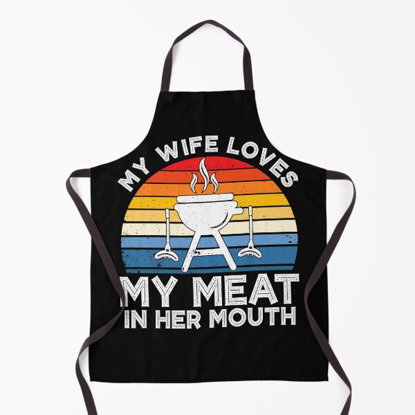 Item preview, My Wife Loves My Meat Funny Grilling BBQ Lover designed and sold by Plutshop.