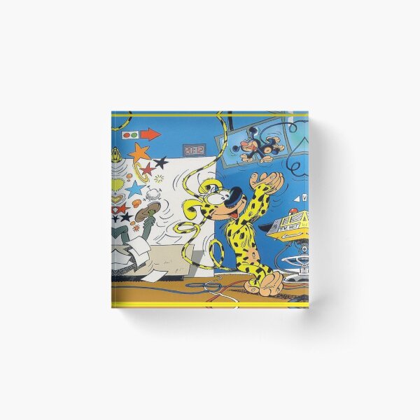 Marsupilami Huba Bloc acrylique