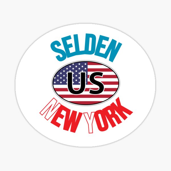 "SELDEN NEW YORK SUFFOLK COUNTY USA " Sticker for Sale by HotelPapa