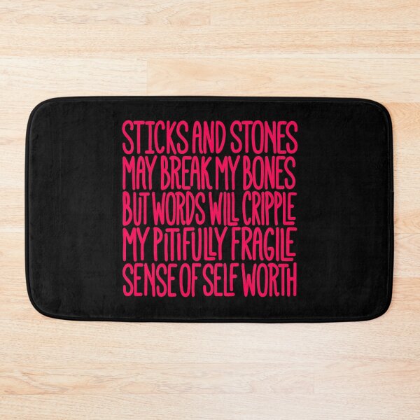 Item preview, Sticks and stones may break my bones… v.6 designed and sold by x1brett.