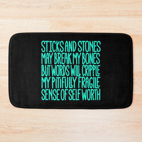 Item preview, Sticks and stones may break my bones… v.7 designed and sold by x1brett.